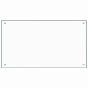 vidaXL Dosseret de cuisine Transparent 90x50 cm Verre tremp&eacute;