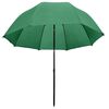 vidaXL Parapluie de pêche Vert 300x240 cm