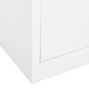 vidaXL Armoire de bureau Blanc 90x40x180 cm Acier