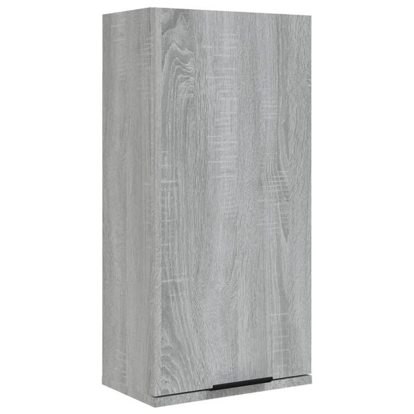 vidaXL Armoire de salle de bain murale Sonoma gris 32x20x67 cm