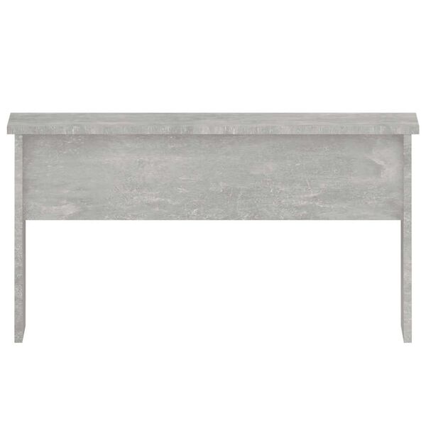 vidaXL Table basse gris béton 80x50,5x41,5 cm bois d'ingénierie