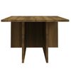vidaXL Table basse Ch&ecirc;ne marron 111,5x50x33 cm Bois d'ing&eacute;nierie