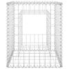 vidaXL Poteaux &agrave; panier de gabion 2 pcs 50x50x60 cm Fer