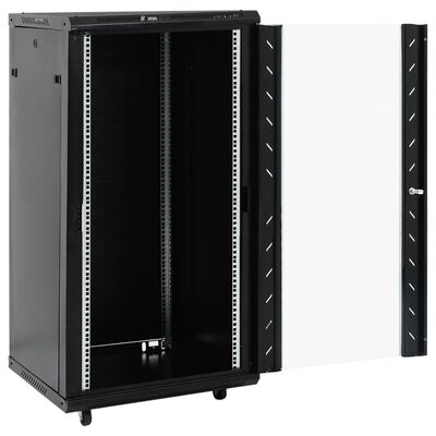 vidaXL Coffret de réseau 22U 19" IP20 noir 60x60x120 cm