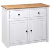vidaXL Buffet Blanc 93x40x80 cm Pin Gamme Panama