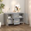 vidaXL Buffet sonoma gris 100x36x60 cm bois d'ing&eacute;nierie
