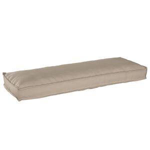vidaXL Coussin Taupe 120 x 40 x 8 cm Tissu Oxford