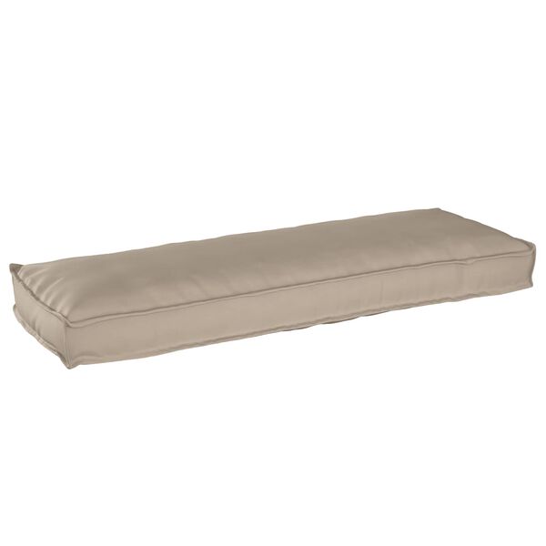 vidaXL Coussin Taupe 120 x 40 x 8 cm Tissu Oxford
