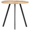 vidaXL Table de salle &agrave; manger 80 cm Bois de manguier brut