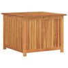 vidaXL Bo&icirc;te de rangement de jardin 75x75x58 cm bois massif d'acacia