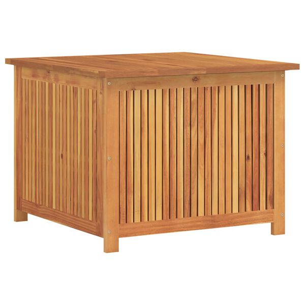 vidaXL Bo&icirc;te de rangement de jardin 75x75x58 cm bois massif d'acacia