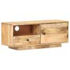 vidaXL Meuble TV 90x30x35 cm Bois massif de manguier