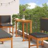 vidaXL Ensemble bistro de jardin 6 pcs Marron Bois d'Acacia Massif