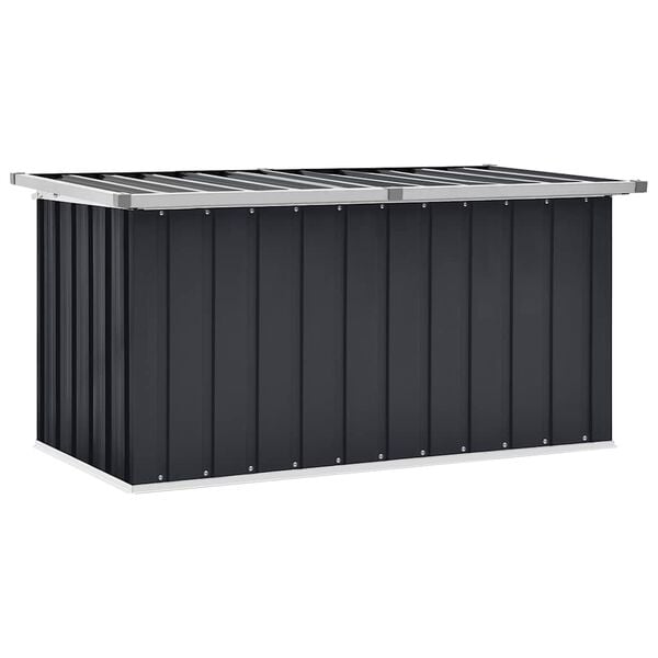 vidaXL Bo&icirc;te de rangement de jardin Anthracite 129x67x65 cm