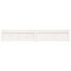 vidaXL Jardini&egrave;res 2 pcs blanc bois de pin massif