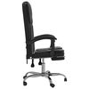 vidaXL Fauteuil inclinable de bureau noir similicuir