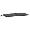 vidaXL Coussins de banc de jardin lot de 2 anthracite mélangé tissu