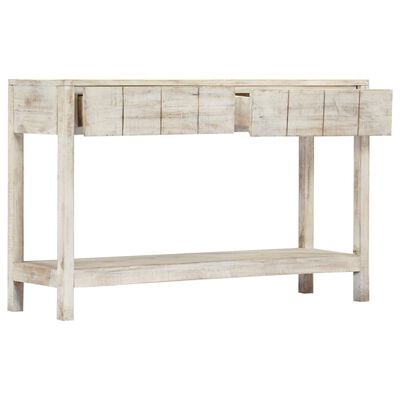 vidaXL Table console 120 x 35 x 75 cm Bois de manguier massif