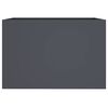 vidaXL Jardini&egrave;re anthracite 62x40x39 cm acier