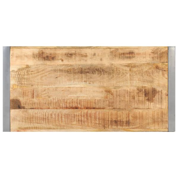 vidaXL Table basse 120x60x40 cm Bois de manguier brut
