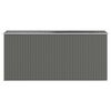 vidaXL Abri de jardin Gris clair 192x440x223 cm Acier galvanisé