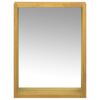 vidaXL Armoire à miroir 30x10x40 cm Bois de teck solide