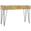 vidaXL Table console 120x35x76 cm Teck massif
