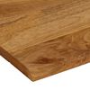 vidaXL Dessus de table à bord vivant 100x80x2,5cm bois massif manguier