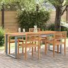 vidaXL Table de jardin et pieds en forme de U 200x90x75 cm bois acacia