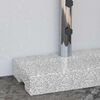 vidaXL Socle de parasol Granite rectangulaire 25 kg