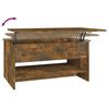 vidaXL Table basse Ch&ecirc;ne fum&eacute; 80x50x40 cm Bois d'ing&eacute;nierie