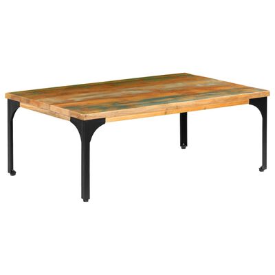 vidaXL Table basse 100x60x35 cm Bois de récupération solide