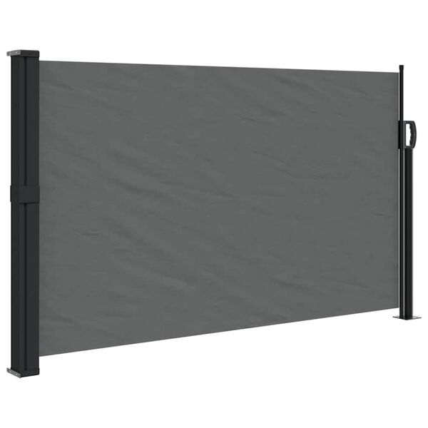 vidaXL Store lat&eacute;ral r&eacute;tractable Anthracite 120 x 500 cm