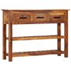 vidaXL Buffet avec 3 tiroirs 110x30x80 cm Bois d'acacia massif