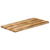 vidaXL Dessus de table bord vivant 110x60x2,5 cm bois de manguier brut