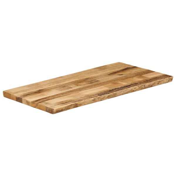 vidaXL Dessus de table bord vivant 110x60x2,5 cm bois de manguier brut