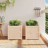 vidaXL Jardini&egrave;res 2 pcs bois de pin massif
