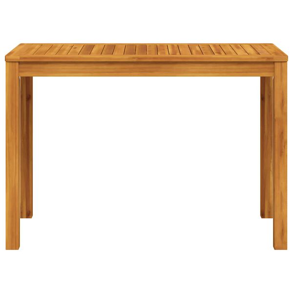 vidaXL Table &agrave; manger de jardin 110x55x75 cm bois massif d'acacia
