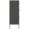 vidaXL Armoire &agrave; tiroirs Anthracite 80x35x101,5 cm Acier