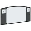 vidaXL Miroir mural noir 60x30 cm arche fer
