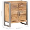 vidaXL Buffet 60x35x72 cm Bois de manguier brut