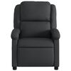 vidaXL Fauteuil inclinable électrique noir cuir véritable