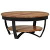 vidaXL Table basse 65x65x32 cm Bois d'acacia solide