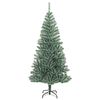 vidaXL Sapin de No&euml;l artificiel avec neige floqu&eacute;e vert 210 cm