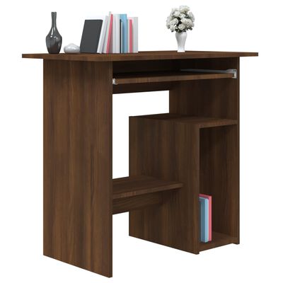 vidaXL Bureau Chêne marron 80x45x74 cm Bois d'ingénierie