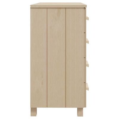 vidaXL Buffet HAMAR Marron miel 79x40x80 cm Bois massif de pin