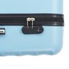 vidaXL Valise rigide 3 pcs Bleu ABS