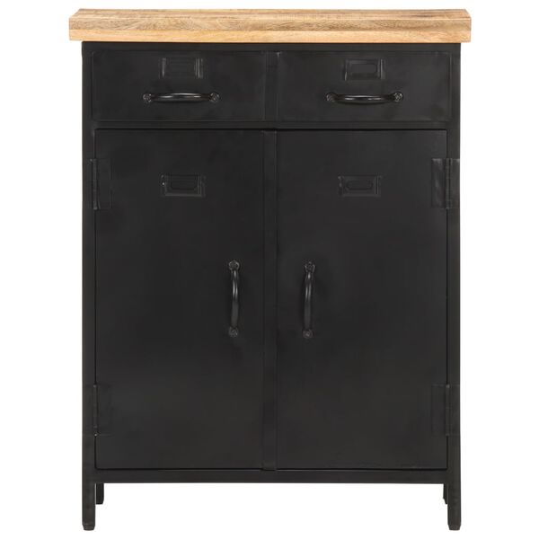 vidaXL Buffet 60x30x76 cm Bois de manguier brut