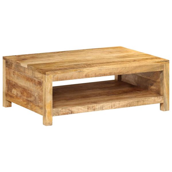 vidaXL Table basse 80x55x30 cm bois de manguier massif