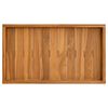 vidaXL Plateau de service 60x35 cm Bois de teck massif